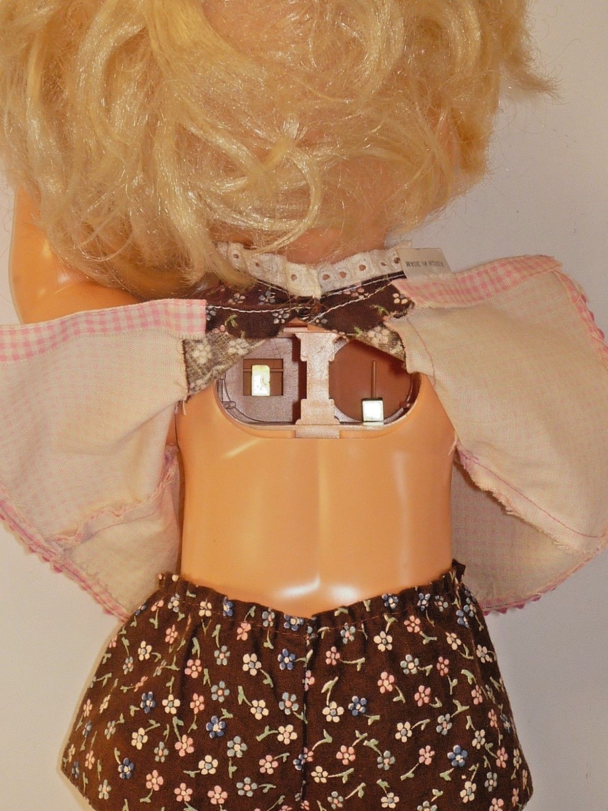 16 Inch 1976 Mattel Walking Baby Doll, Not Operating