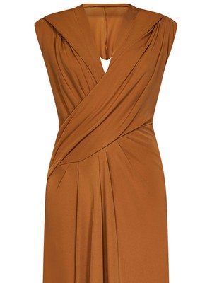 Pre-owned Alberta Ferretti Long Dress In C