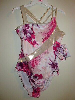 Girls Justice Leotard w/ Matching Scrunchie (Size XL 16/18) BRAND NEW W TAGS