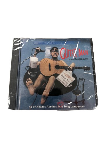 その他 THE MAN WITH THE GUITAR-recorded at LIVE GUITAR MAN - LIVING DANGEROUSLY * NEW CD Sealed Adam's