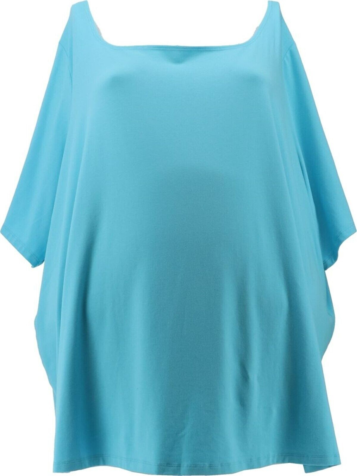Belle by Kim Gravel TripleLuxe Pima Square Neck Top