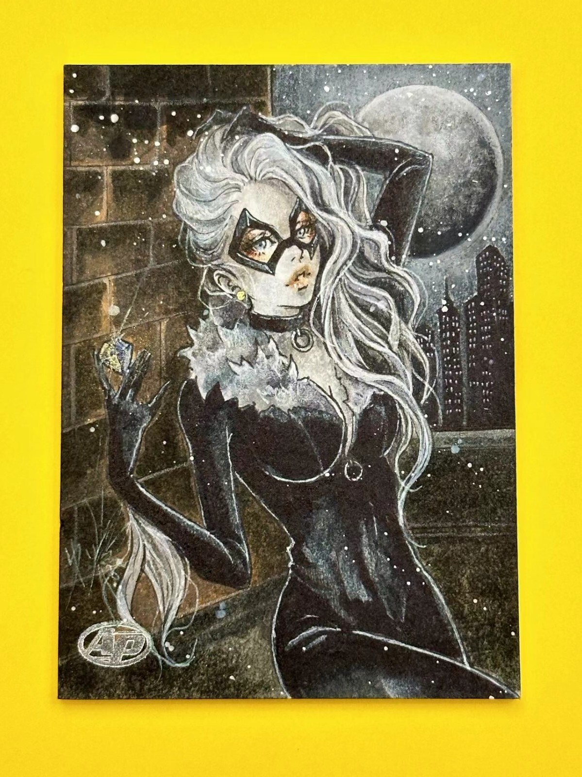 2021 2023 Upper Deck Marvel Premier Sketch Card Black Cat by