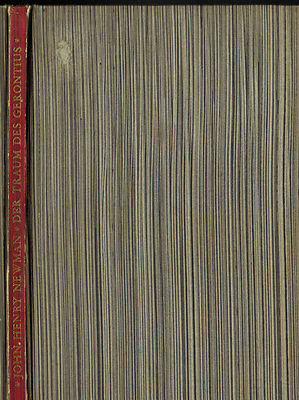 Kardinal John Henry Newman, Der Traum des Gerontius, St. Benno Verlag Leipzig 59