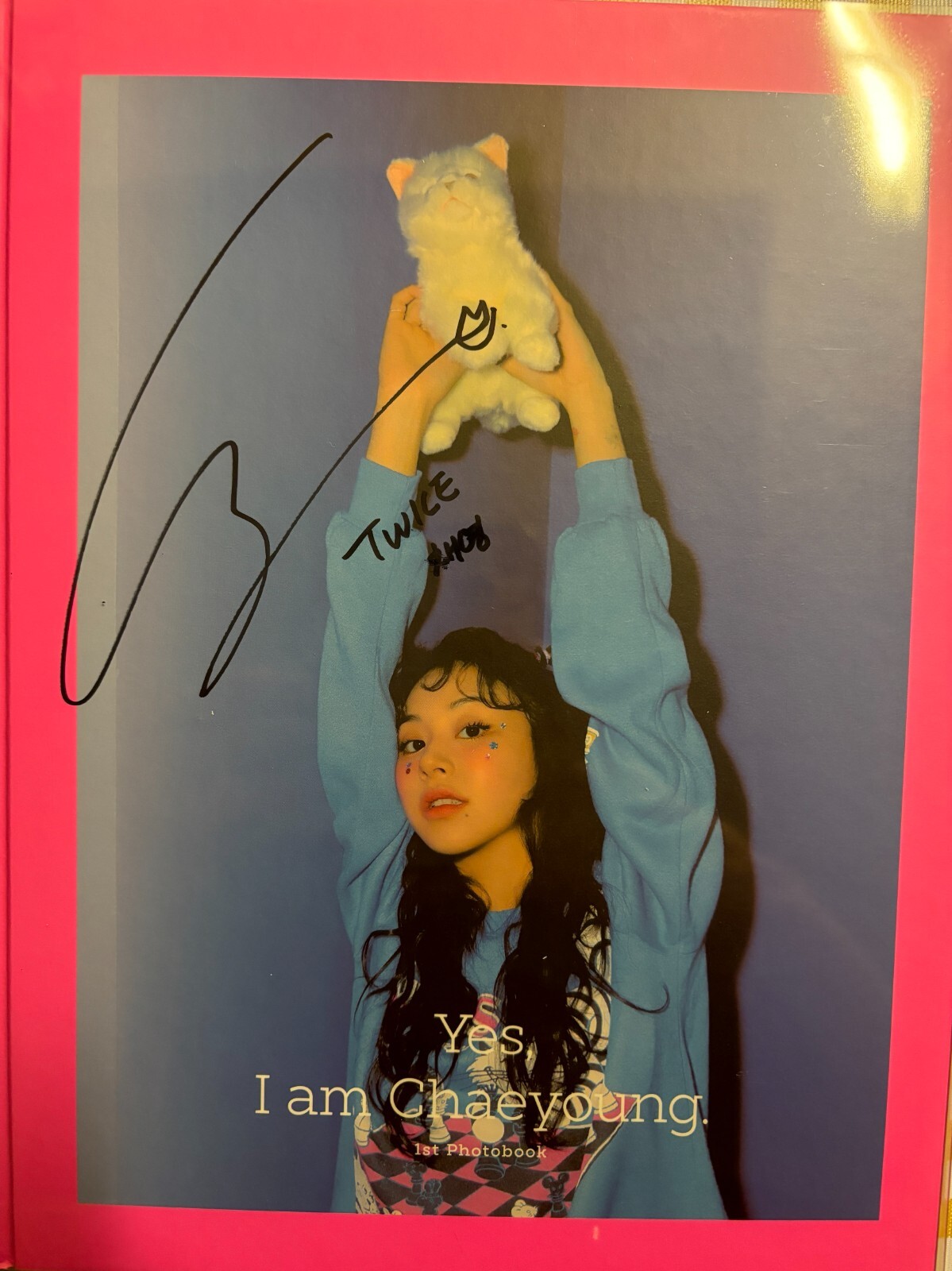 TWICE CHAEYOUNG [YES, I AM CHAEYOUNG] Autographed Signed