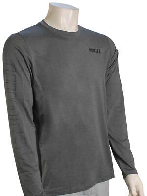 Рубашка для серфинга Hurley H2O-DRI Easton Fastlane LS — черный вереск — новинка