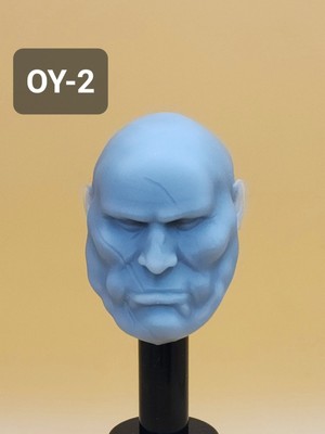 3d ResinMagic's OY-2 OGRYN HEAD for 7'' Darktide Warhammer 40k Space Marine