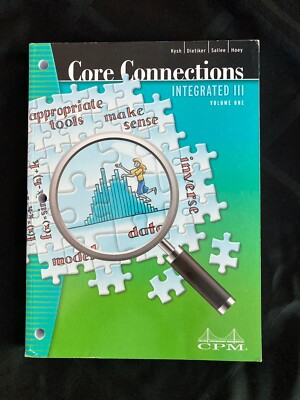 CPM Core Connections Integrate Math III Volume One (2015)