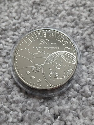 2021 MR MEN LITTLE MISS 50 Years £5 Five Pound Coin Uncirculated In Capsule