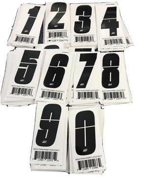 INSIGHT SIDE PLATE 2'' NUMBERS black