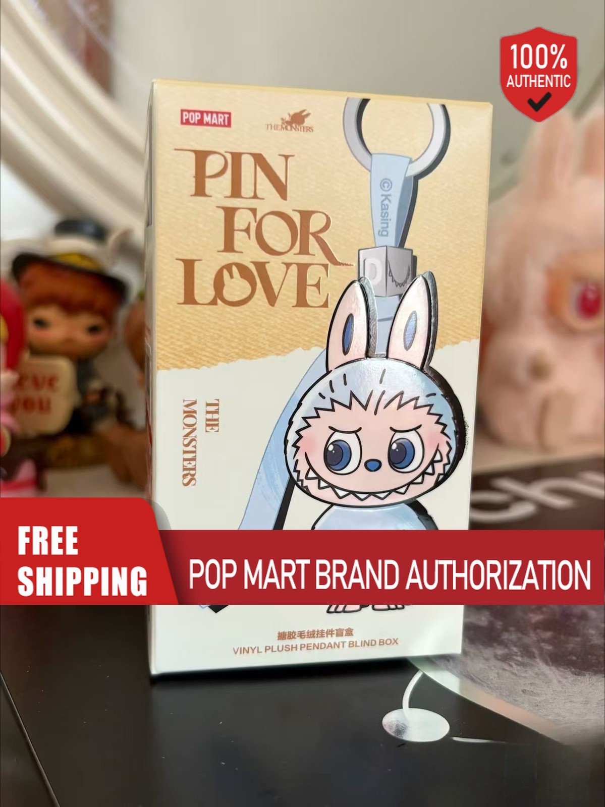 Fourth Generation POP MART labu Authentic Monster Blind Box (A-M