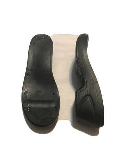 Women s Replacement Shoe Wedge Slip Resistant Black Solid Rubber