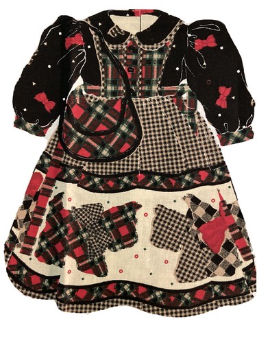 Daisy Kingdom CUT & SEW SCOTTY DRESS PANEL 17" 18" 19" Doll DK AG & More UNUSED