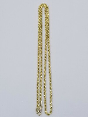 Pre-owned Globalwatches10 Last Supper Charm Pendant 10kt Rope Chain Necklace Set 20" 2.5mm Real 10k Gold