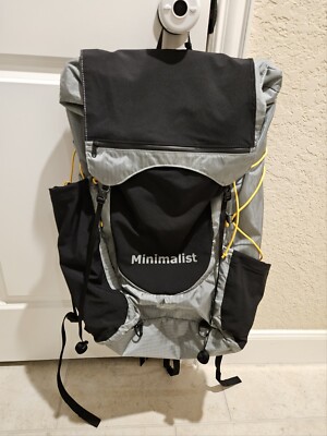 Minimalist V2 Ultralight Backpack Hiking Ski Camp Survival H20 Gear + Extra Cord