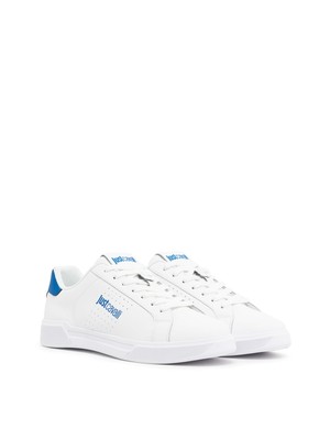 Pre-owned Roberto Cavalli Just Cavalli Men's White Sneakers