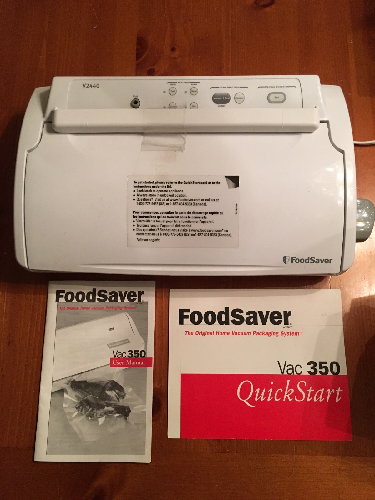 Foodsaver 1075 Manual