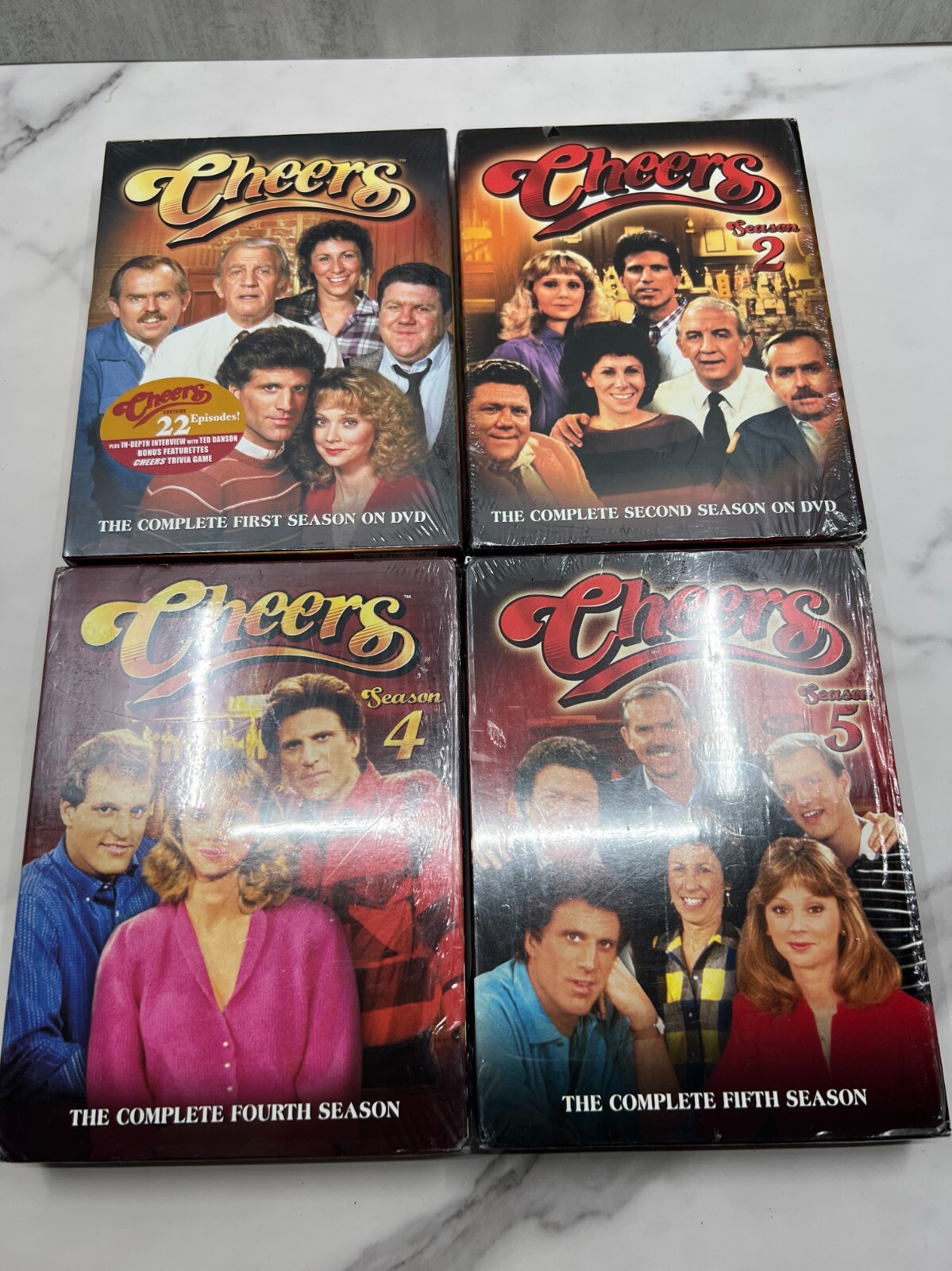 Cheers TV Show Series Seasons 1, 2, 4, & 5 DVD Box Sets NBC