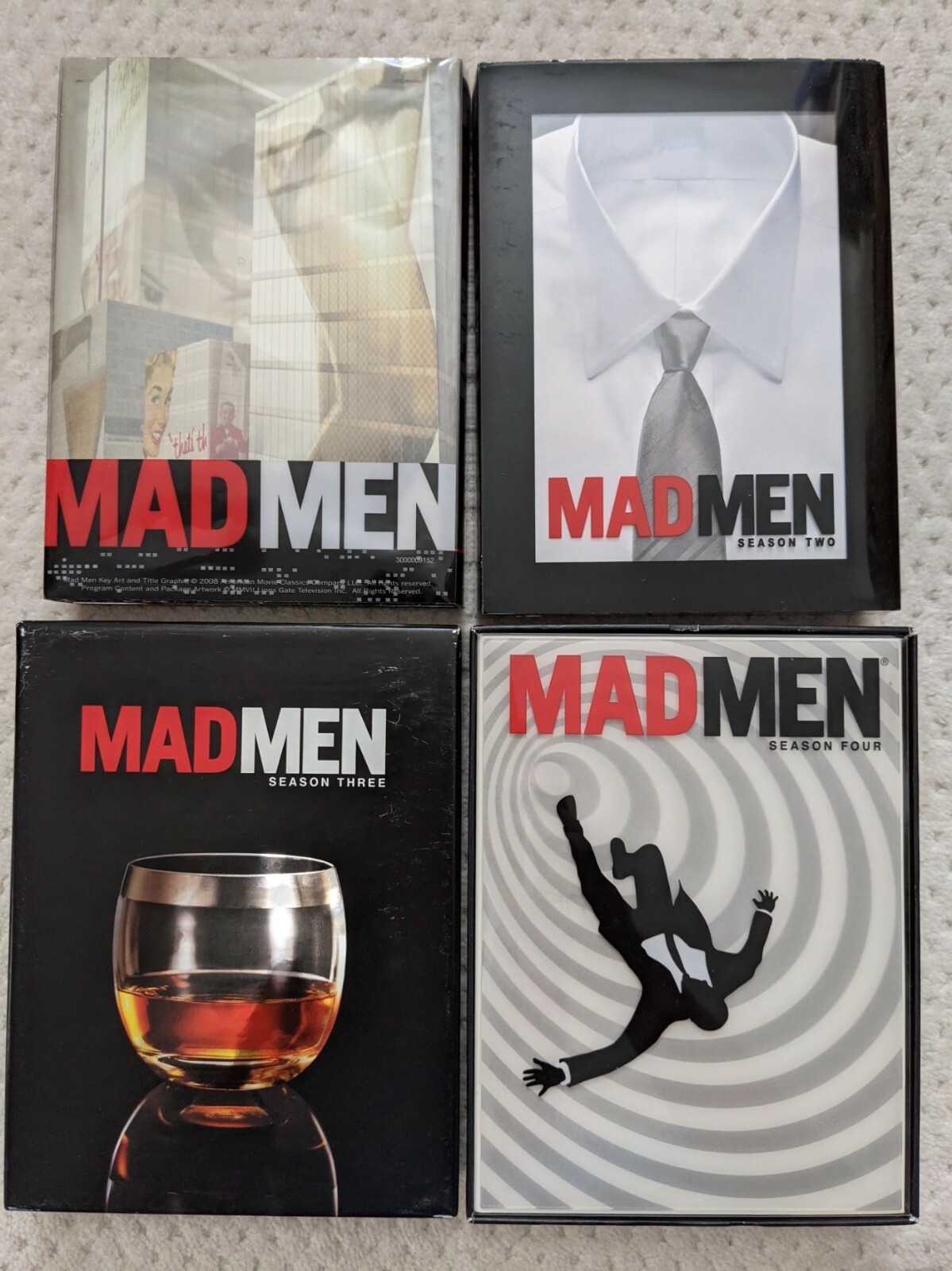 MAD MEN Season 1-4 DVD box set lot | eBay