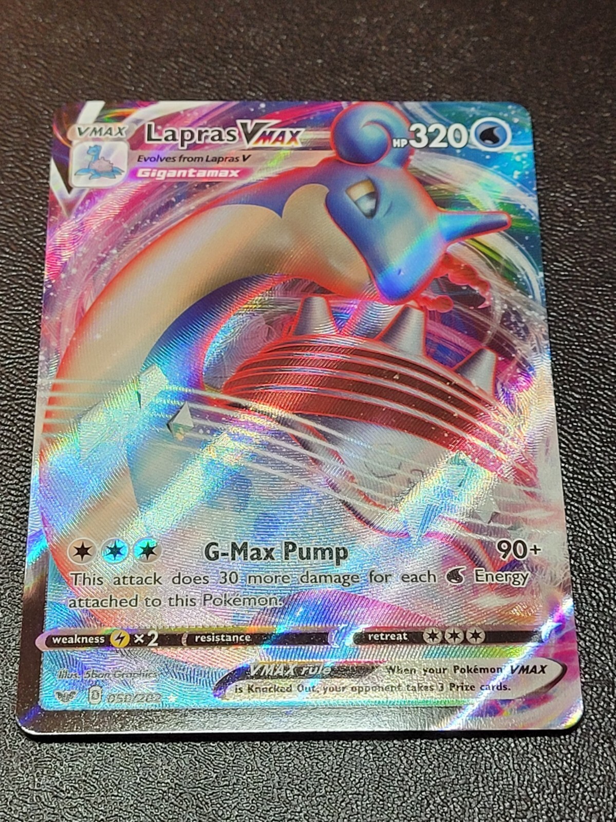 Lapras VMAX 050/202 Sword & Shield Pokemon TCG NM - Mint