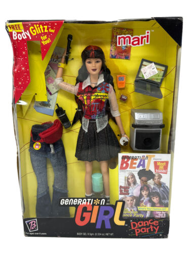 Mari Generation Girl Dance Party Doll Mattel #26112 Vintage Mari Generation Girl Dance Party Doll Mattel #26112 Vintage