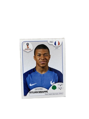 Mbappe, Sticker 209, 2018 Russia - Panini