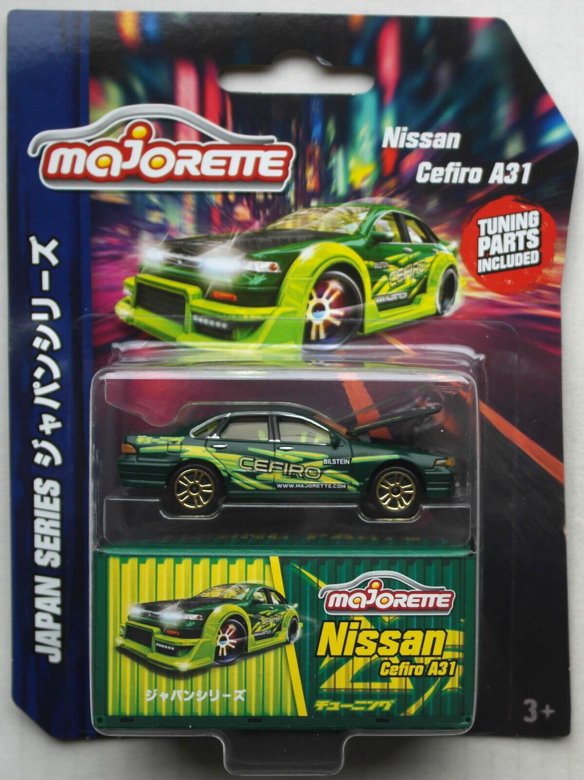 Majorette Japan Series Nissan Cefiro A31 dunkelgrün Neu/OVP Majorette Japan Series Nissan Cefiro A31 dunkelgrün Neu/OVP
