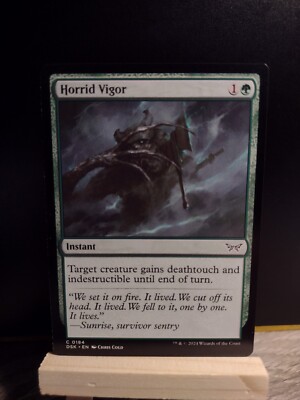 MTG Horrid Vigor Duskmourn 0184 NM