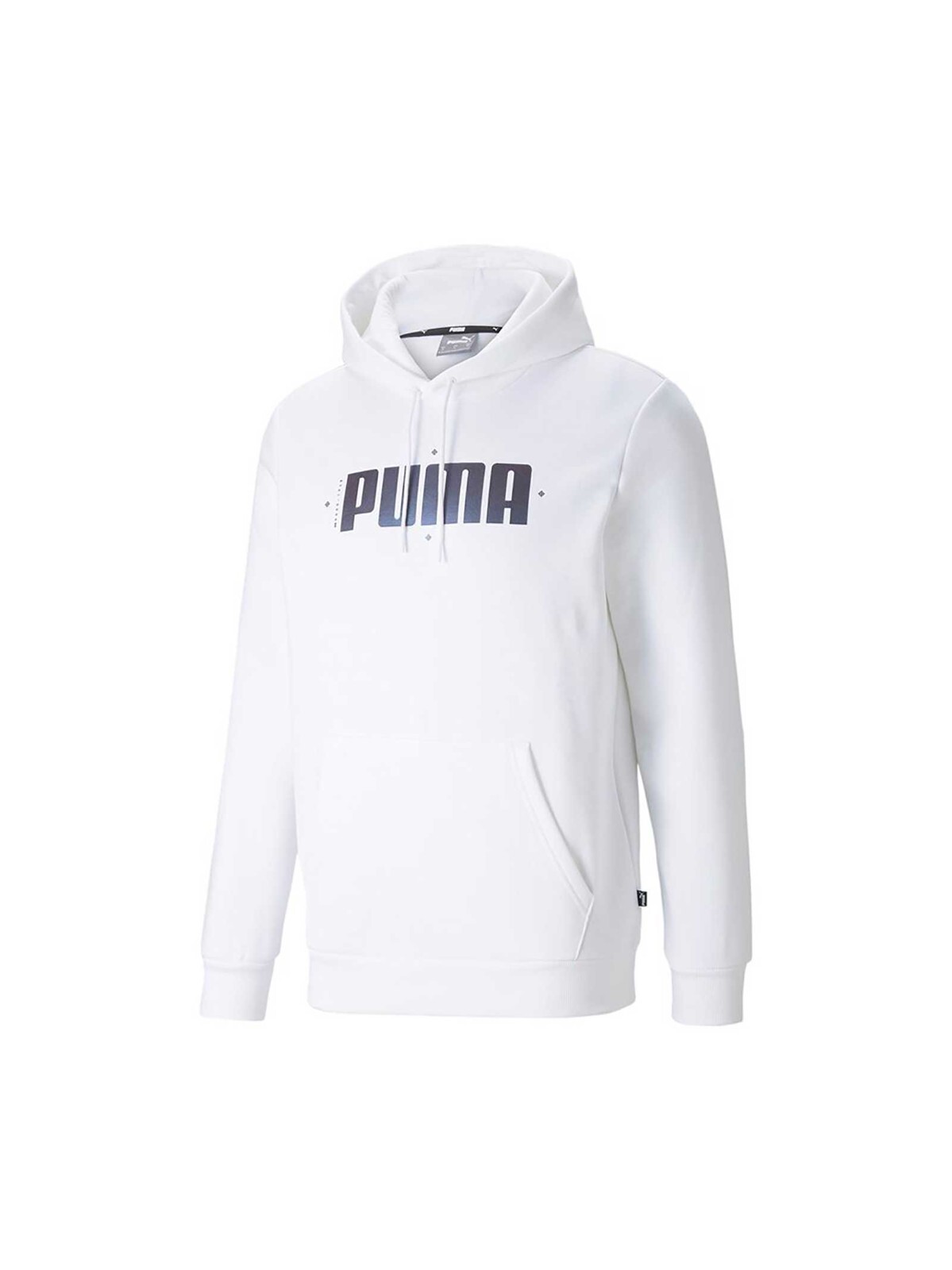 Puma CYBER Graphic Hoodie Men's Size XXL White Sweatshirt