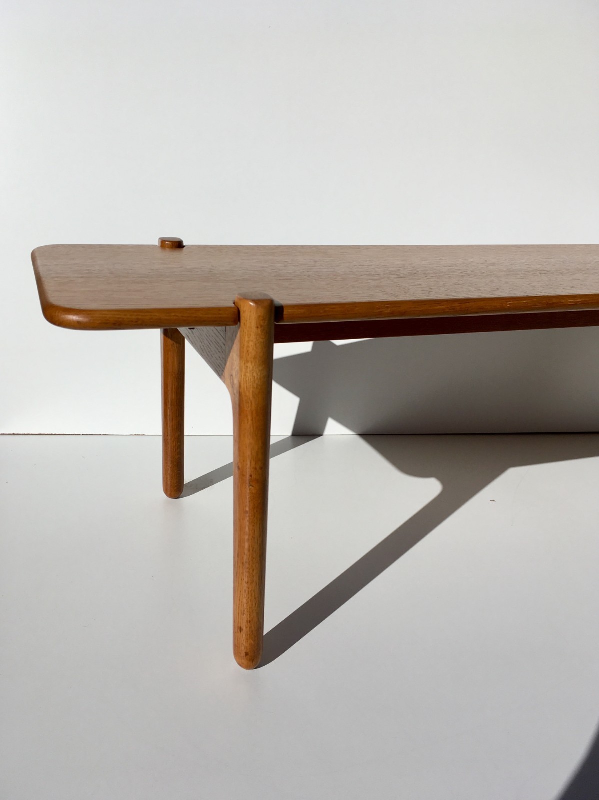 SALE! Authentic Hans Wegner Oak Bench / Coffee Table for Johannes Hansen 1950s