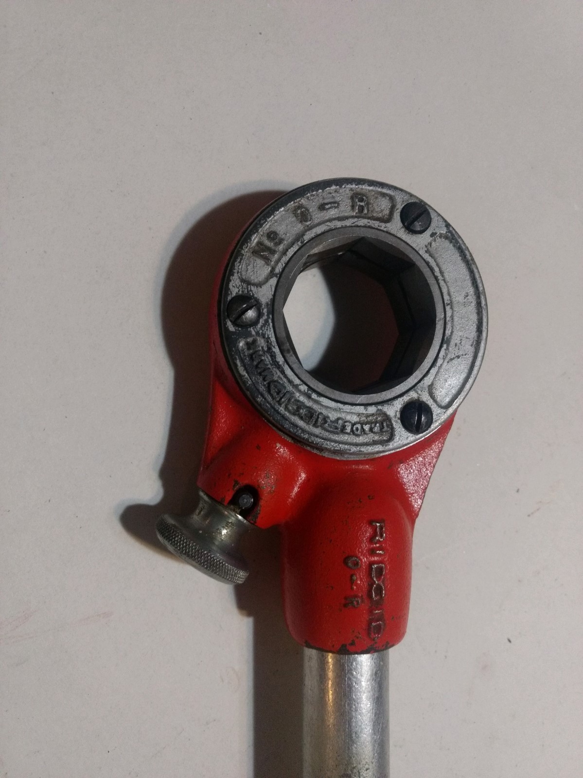 Ridgid Tools 38535 0-R Racheting Pipe Threader Ratchet Handle Assembly Thread O