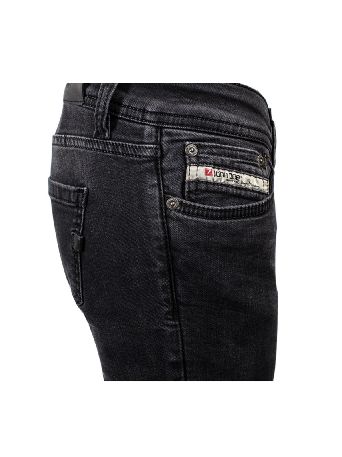 JOHN DOE JOHN DOE MOTORRAD HOSE PANTS BETTY HIGH JEANS BLACK