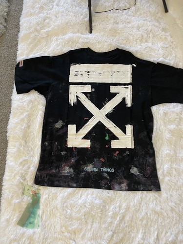 OFF-WHITE OFF-WHITE “ SEEING THINGS” T-SHIRT / SIZE M, L