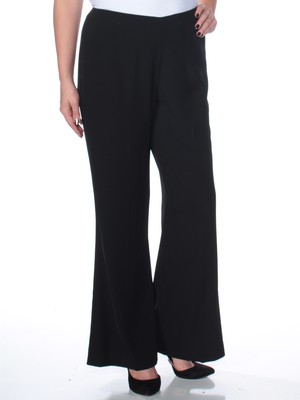 

CALVIN KLEIN Женские черные брюки-клеш 0, рабочие брюки, Черный, 486900221