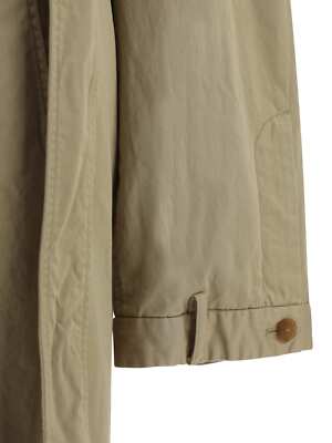 Pre-owned Balenciaga Deconstructed Gabardine Trench Coat In Beige