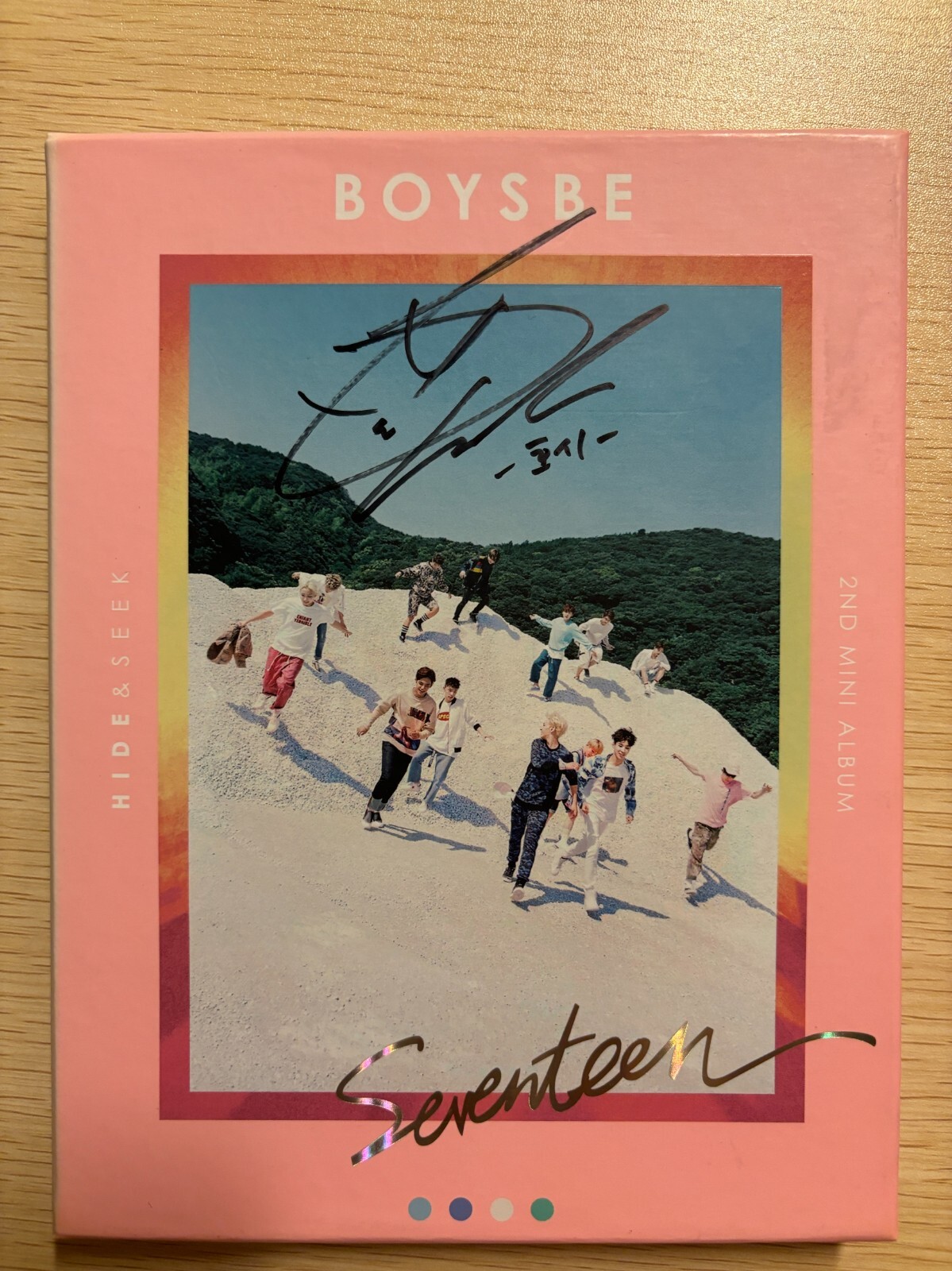 SEVENTEEN　BOYS BE　全員サイン入り $_57.JPG?set_id=880000500F
