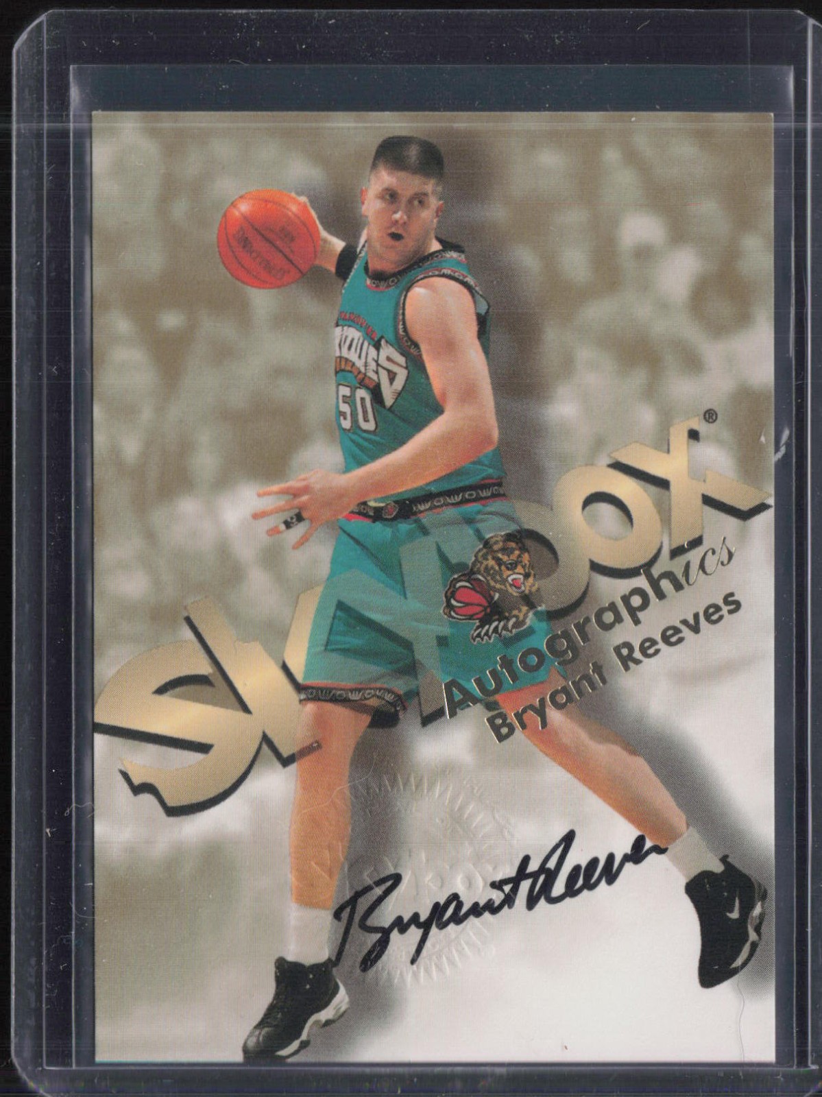 1998 Skybox Autographics Bryant Reeves Auto Autograph