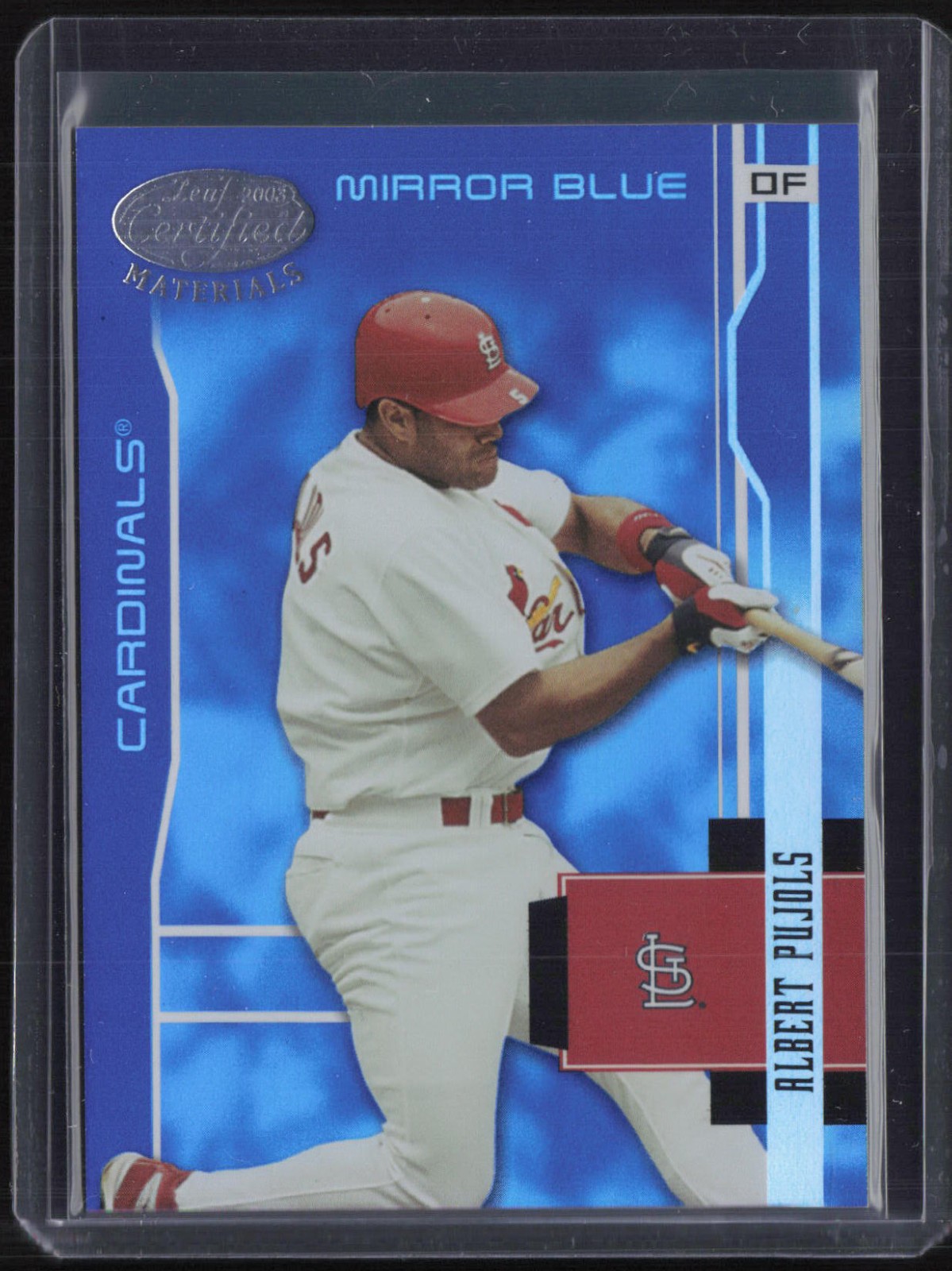 2003 Leaf Certified Materials Mirror Blue #173 Albert Pujols /50