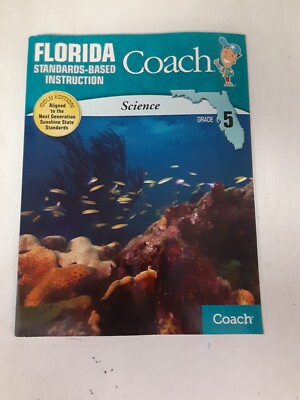 Florida Coach Science Grade 5 Workbook Gold Edition Unused
