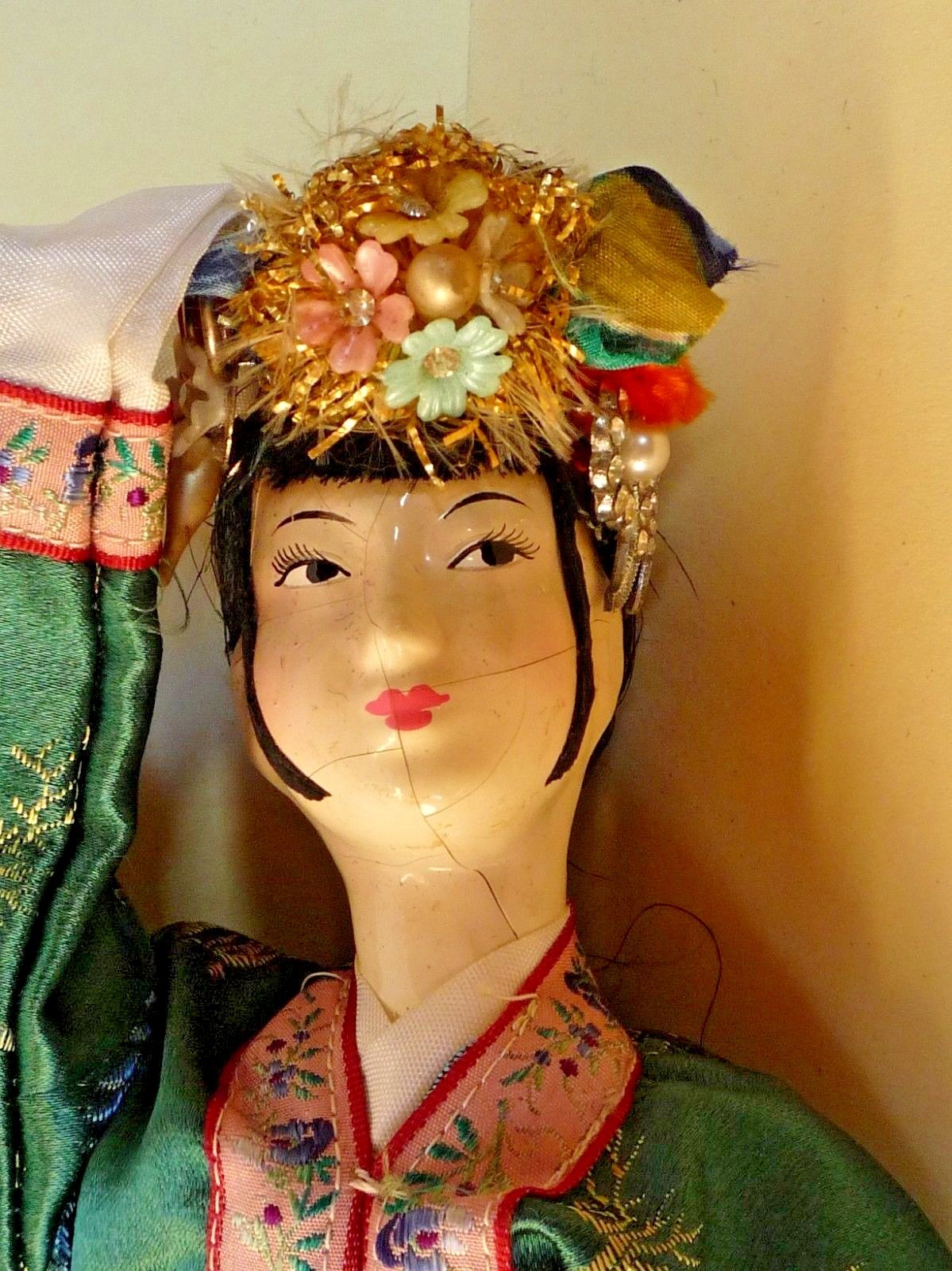 1968 12 Inch Well Dressed Asian Lady Doll