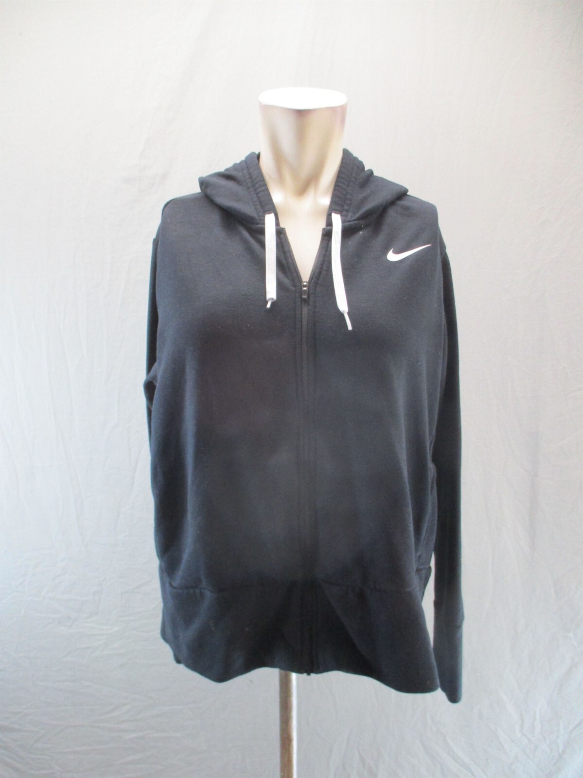【ファッション好きが選ぶ人気ブランドランキング】 DRI-FIT NIKE Size Pocket Drawstring Zip Full BLK Womens L ウォーキング・ランニングウェア