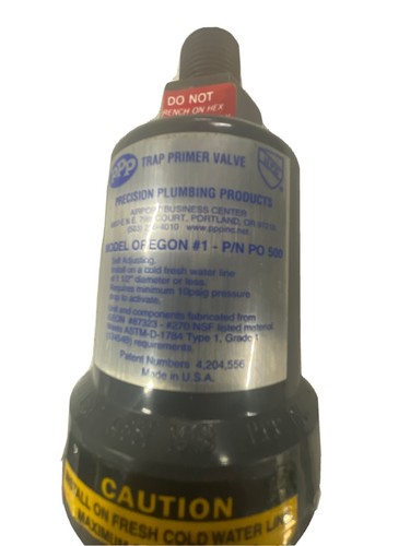 Precision Plumbing Products Trap Primer Valve model Oregan #1PPP NEW