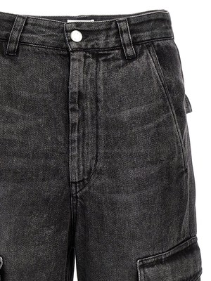 Pre-owned Isabel Marant Terence Cargo Jeans In Gray
