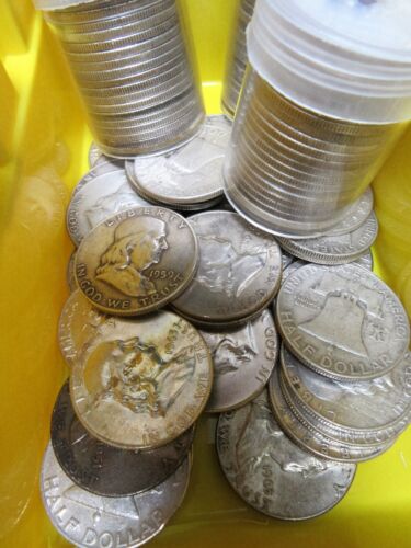 1 EACH FRANKLIN HALF DOLLARS 90% SILVER NICELY CIRCULATED CHOOSE HOW MANY