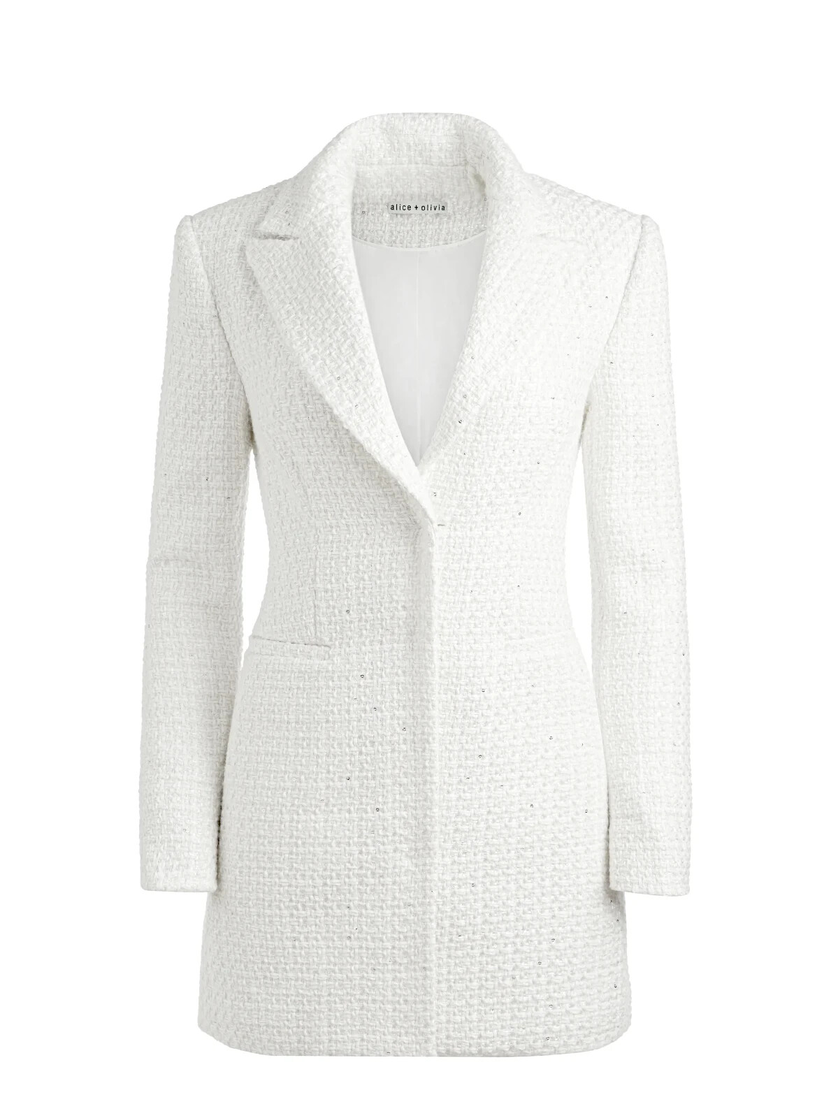 【BAU by Bride And You】OLIVIA Stand collar Aline tweed coat Plan your wedding with bride and you