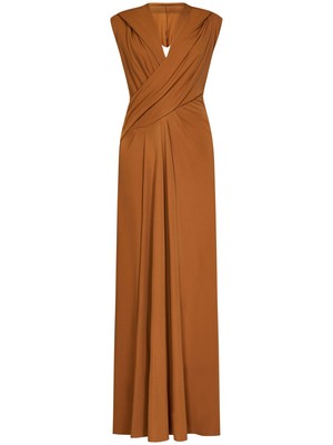 Pre-owned Alberta Ferretti Long Dress In C