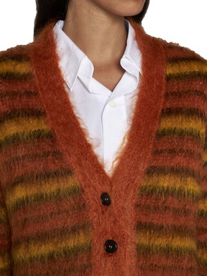 Pre-owned Marni Cardigan In Lobster
