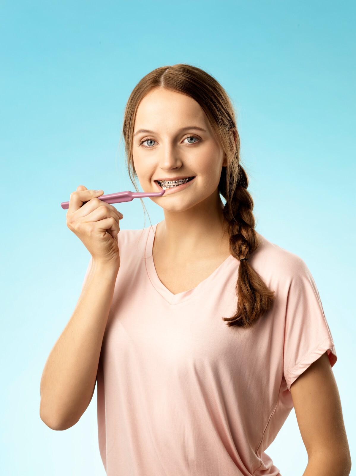 TEPE Compact Tuft Toothbrush - Braces & Hard to Reach Areas, 1 Pk