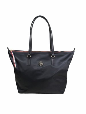 Tommy Hilfiger Damen Handtasche Tasche Shopper POPPY Tote Schwarz AW0AW04302-002