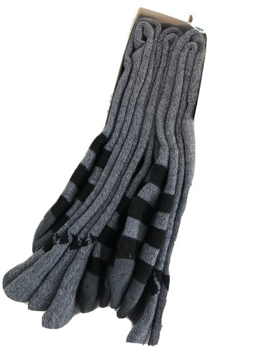 New Men's Adidas Grey Cushioned Areoready Drying Technology Three Pairs of Socks