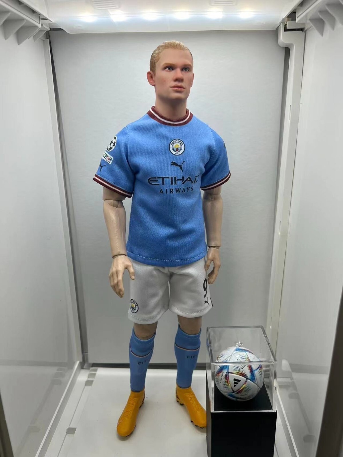 custom 1/6 scale Erling Haaland Male Model for 12'' Action Figure